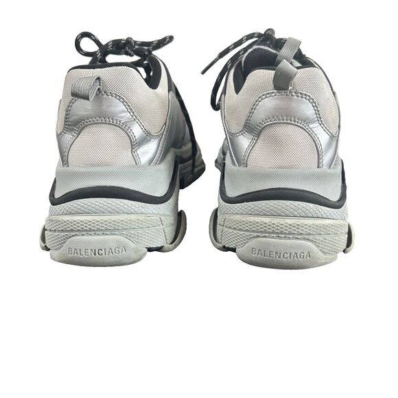 Balenciaga Men\'s Triple Track S Sneaker Size US 12/ EUR 45 Gray/Silver Retro main image 10